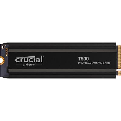 PC Card günstig Kaufen-Crucial T500 NVMe SSD 1 TB M.2 2280 PCIe Gen4 x4 mit Kühlkörper. Crucial T500 NVMe SSD 1 TB M.2 2280 PCIe Gen4 x4 mit Kühlkörper <![CDATA[• 2 TB - 9,7 mm Bauhöhe • M.2 2280 Card, PCIe 4.0 - Kompatibel mit der PlayStation™ 5 • 