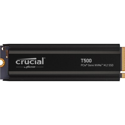 XF 4 günstig Kaufen-Crucial T500 NVMe SSD 2 TB M.2 2280 PCIe Gen4 x4 mit Kühlkörper. Crucial T500 NVMe SSD 2 TB M.2 2280 PCIe Gen4 x4 mit Kühlkörper <![CDATA[• 2 TB - 9,7 mm Bauhöhe • M.2 2280 Card, PCIe 4.0 - Kompatibel mit der PlayStation™ 5 • 