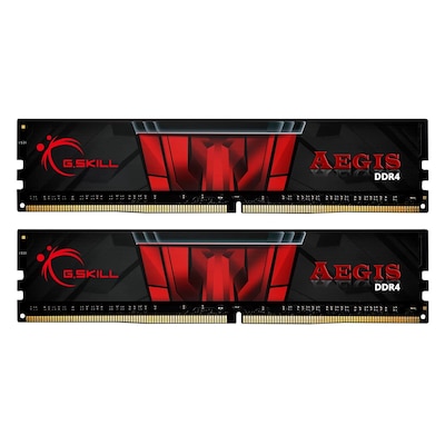 DDR4 16GB günstig Kaufen-16GB (2x8GB) G.Skill Aegis DDR4-2666 CL19 RAM Speicher Kit. 16GB (2x8GB) G.Skill Aegis DDR4-2666 CL19 RAM Speicher Kit <![CDATA[• 16 GB (RAM-Module: 2 Stück) • DDR4-RAM 2666 MHz • CAS Latency (CL) 19 • Anschluss:288-pin, Spannung:1,2 Volt • Bes