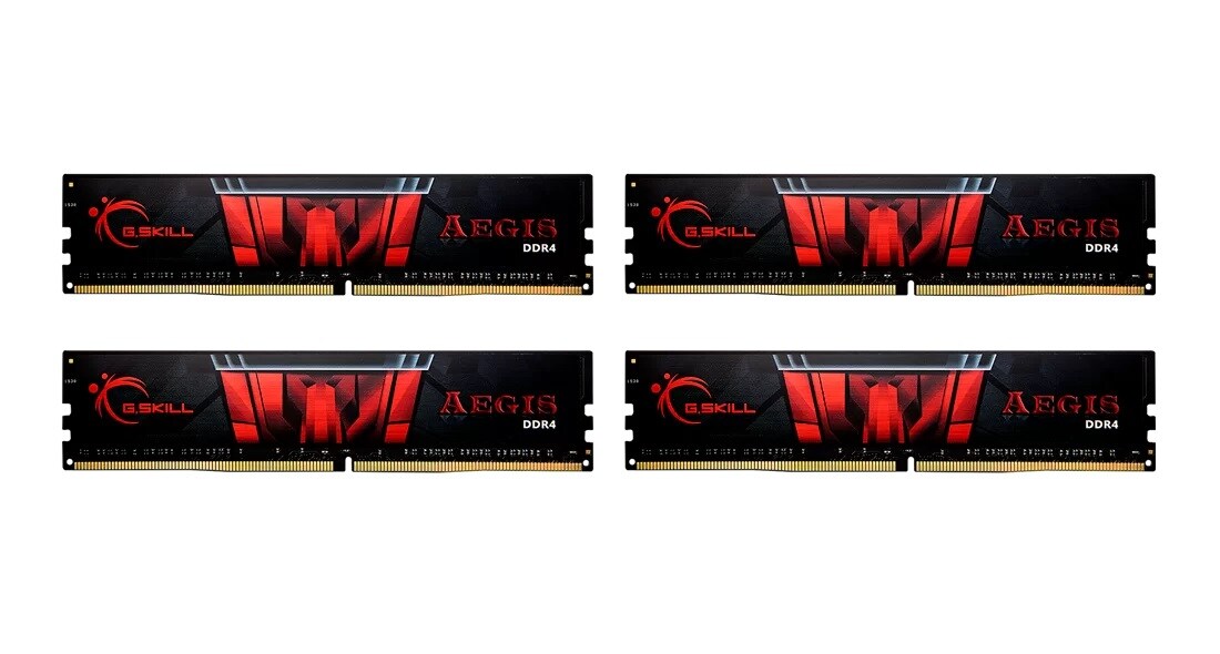 64GB (4x16GB) G.Skill Aegis DDR4-3200 CL16 RAM Speicher Kit