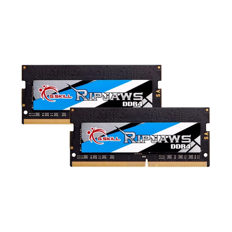 RAM 16GB günstig Kaufen-16GB (2x8GB) G.Skill Ripjaws DDR4-3200 CL 22 SO-DIMM RAM Notebook Speicher Kit. 16GB (2x8GB) G.Skill Ripjaws DDR4-3200 CL 22 SO-DIMM RAM Notebook Speicher Kit <![CDATA[• 16 GB (RAM-Module: 2 Stück) • SO-DIMM DDR4 3200 MHz • CAS Latency (CL) 22 • Anschluss