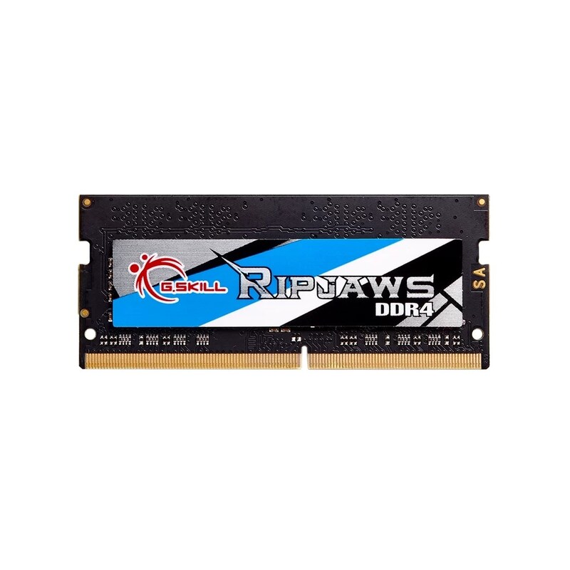 RAM 16GB günstig Kaufen-16GB (1x16GB) G.Skill Ripjaws DDR4-3200 CL 22 SO-DIMM RAM Notebook Speicher Kit. 16GB (1x16GB) G.Skill Ripjaws DDR4-3200 CL 22 SO-DIMM RAM Notebook Speicher Kit <![CDATA[• 16 GB (RAM-Module: 1 Stück) • SO-DIMM DDR4 3200 MHz • CAS Latency (CL) 22 • Anschlu