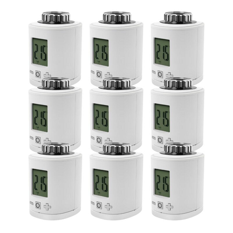 Spielkonsole,mit günstig Kaufen-Homepilot Heizkörper-Thermostat smart, 9er Pack. Homepilot Heizkörper-Thermostat smart, 9er Pack <![CDATA[• Heizkörpersteuerung direkt am Gerät oder per App mit Gateway premium • mit Thermostat premium smart und/oder Gateway premium kombinierbar