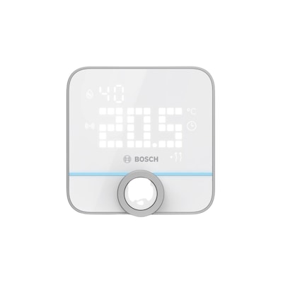 on The günstig Kaufen-Bosch Smart Home smartes Raumthermostat II. Bosch Smart Home smartes Raumthermostat II <![CDATA[• Zeigt Raumtemperatur und Heiz-Status an • Misst Temperatur und relative Luftfeuchtigkeit im Raum • Steuerbar über Sprachassistenten Siri, Amazon Alexa