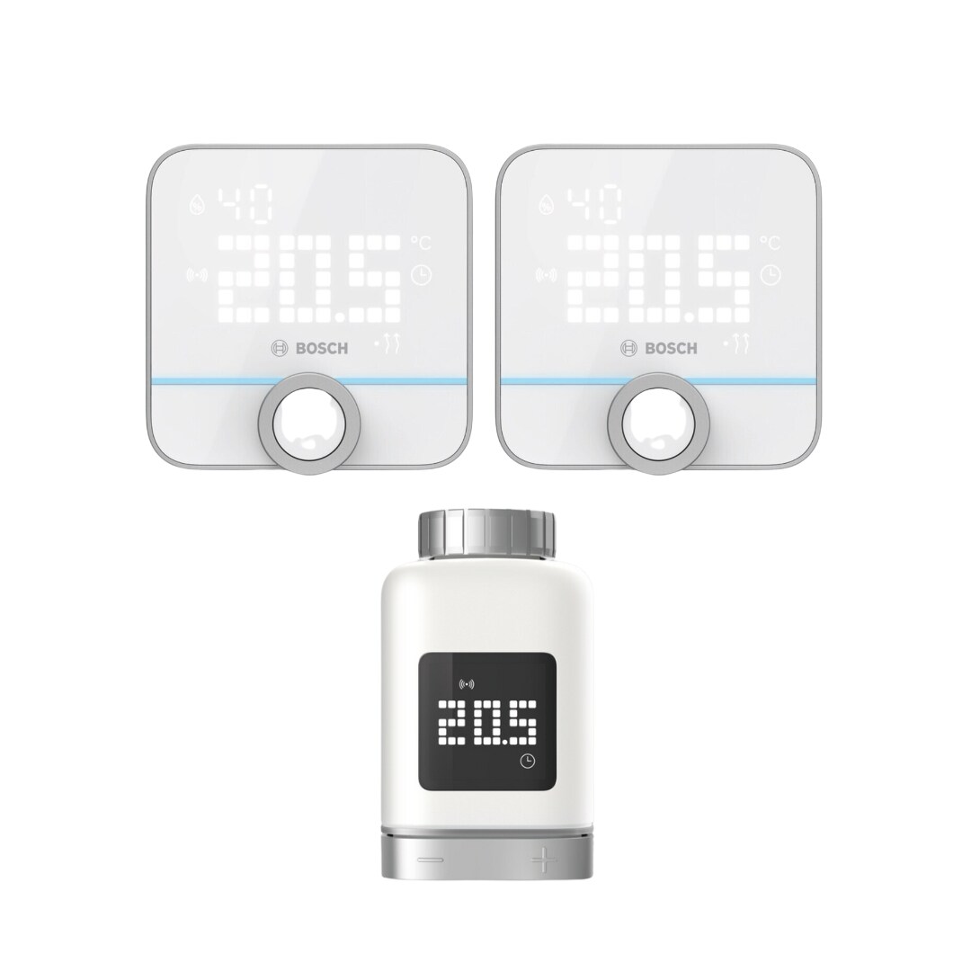 Bosch Smart Home Set Raumklima &bull; Thermostat &bull; 2 Raumthermostate