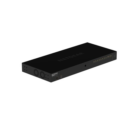 10 in  günstig Kaufen-Netgear AV-Line M4250-10G2F-PoE+ Rackmount Managed Gigabit Switch. Netgear AV-Line M4250-10G2F-PoE+ Rackmount Managed Gigabit Switch <![CDATA[• 10x GbE (1000Base-T), 2x SFP (1GB/s) • PoE+ unterstützt an 8 Ports (je 30W), 125 W Budget • IGMP-Unterst