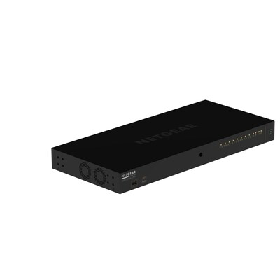 10 km günstig Kaufen-Netgear AV-Line M4250-10G2F-PoE+ Rackmount Managed Gigabit Switch. Netgear AV-Line M4250-10G2F-PoE+ Rackmount Managed Gigabit Switch <![CDATA[• 10x GbE (1000Base-T), 2x SFP (1GB/s) • PoE+ unterstützt an 8 Ports (je 30W), 125 W Budget • IGMP-Unterst