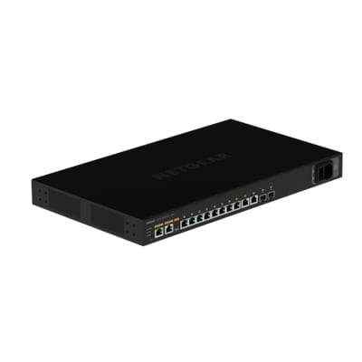 Mount M42 günstig Kaufen-Netgear AV-Line M4250-10G2XF-PoE++ Rackmount Managed Gigabit Switch. Netgear AV-Line M4250-10G2XF-PoE++ Rackmount Managed Gigabit Switch <![CDATA[• 10x GbE (1000Base-T), 2x SFP+ (1/10GB/s) • PoE++ unterstützt an 8 Ports (je 90W), 720 W Budget • IGM