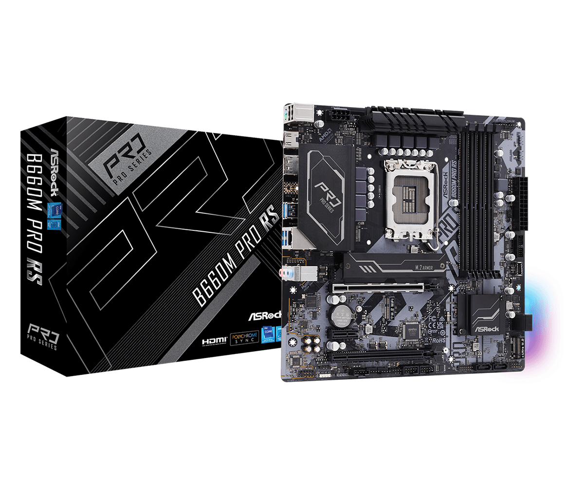 ASRock B660M Pro RS DDR4