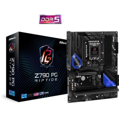 Core günstig Kaufen-ASRock Z790 Phantom Gaming RIPTIDE. ASRock Z790 Phantom Gaming RIPTIDE <![CDATA[• ATX Mainboard mit Sockel Intel 1700 für Intel Core 14. Generation-CPU • Intel Z790-Chipsatz, Intel HD Graphics Grafik • 192 GB max. RAM, DDR5 bis zu 7200MHz • 1x Di