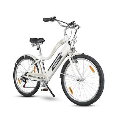 alte AK günstig Kaufen-ROVER Cruise E-Bike CLR 707 27,5" creme. ROVER Cruise E-Bike CLR 707 27,5" creme <![CDATA[• Reichweite bis zu 60km • Hochwertige Shimano-Schaltung • Austauschbarer 36V Akku • Hervorragendes Rollverhalten • V-Brake-Bremssystem (Felgenbrem