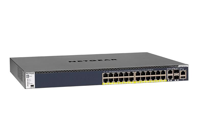 Netgear ProSAFE M4300-28G 26x RJ-45, 2x SFP+, 480W PoE+ Rackmount Managed Switch