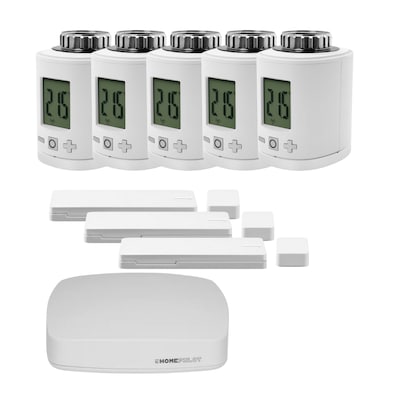 Homepilot Starter Set Smarte Heizung • 5 Thermostate • 3 Tür-/Fensterkontakte