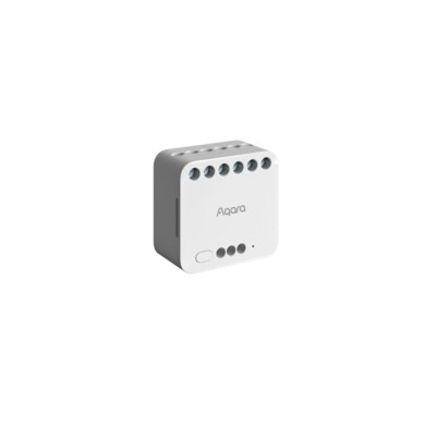 Controller M günstig Kaufen-Aqara Dual Relay Controller T2. Aqara Dual Relay Controller T2 <![CDATA[• Dual-Relais-Modul T2 • Unterstützung von Apple Home und Matter over Bridge • Verriegelung und Motorsteuerung • Energieüberwachung und Leistungsspeicher • Verbesserte Sic