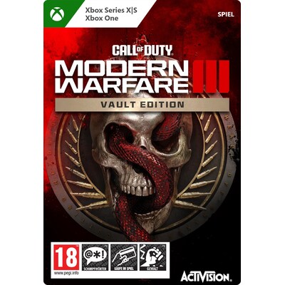Of S  günstig Kaufen-Call of Duty Modern Warfare III Vault Edition - XBox Series S|X Digital Code. Call of Duty Modern Warfare III Vault Edition - XBox Series S|X Digital Code <![CDATA[• Plattform: Xbox • Genre: Shooter • Altersfreigabe USK: 18 • Produktart: Digitaler