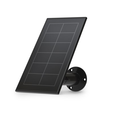 Arlo Solarpanel (schwarz) - Solarladegerät mit magnetischem Ladekabel