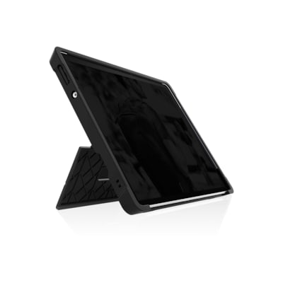 Face Design günstig Kaufen-STM Dux Shell Case für Microsoft Surface Pro 8 13" schwarz/transparent. STM Dux Shell Case für Microsoft Surface Pro 8 13" schwarz/transparent <![CDATA[• Zugang zu allen Anschlüssen und Tasten • Belüftetes Design, damit das Surface