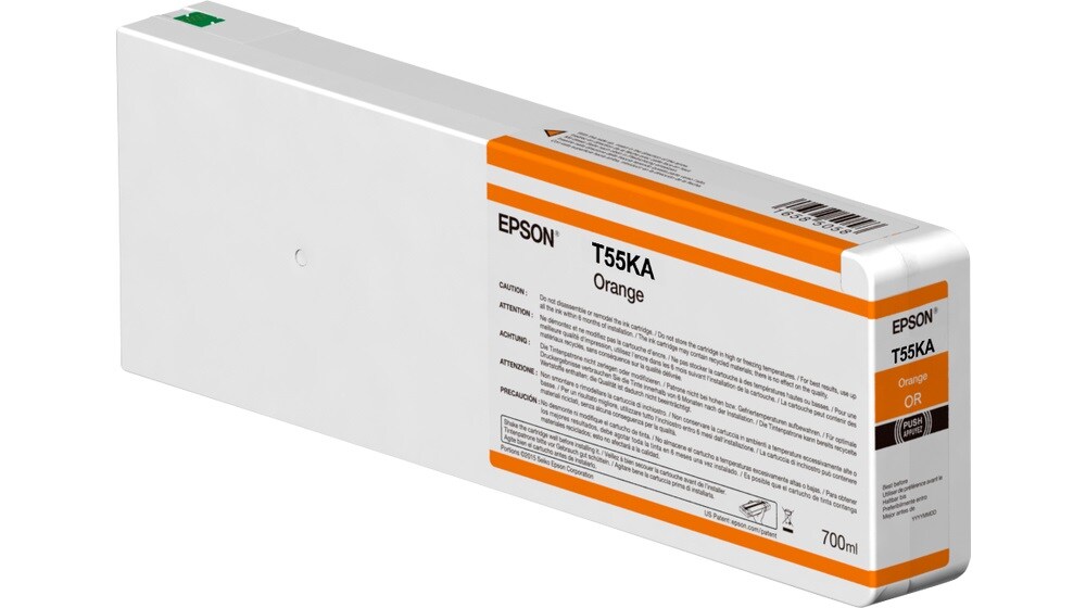 Epson C13T55KA00 Druckerpatrone 700ml Orange T55KA00 UltraChrome HDX/HD