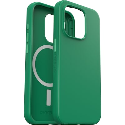 Apple iPhone  günstig Kaufen-OtterBox Symmetry MagSafe Apple iPhone 15 Pro Grün. OtterBox Symmetry MagSafe Apple iPhone 15 Pro Grün <![CDATA[• Passend für iPhone 15 Pro • 50 % aus recyceltem Plastik • Kompatibel mit kabellosem Aufladen • Otterbox zertifizierter Stu