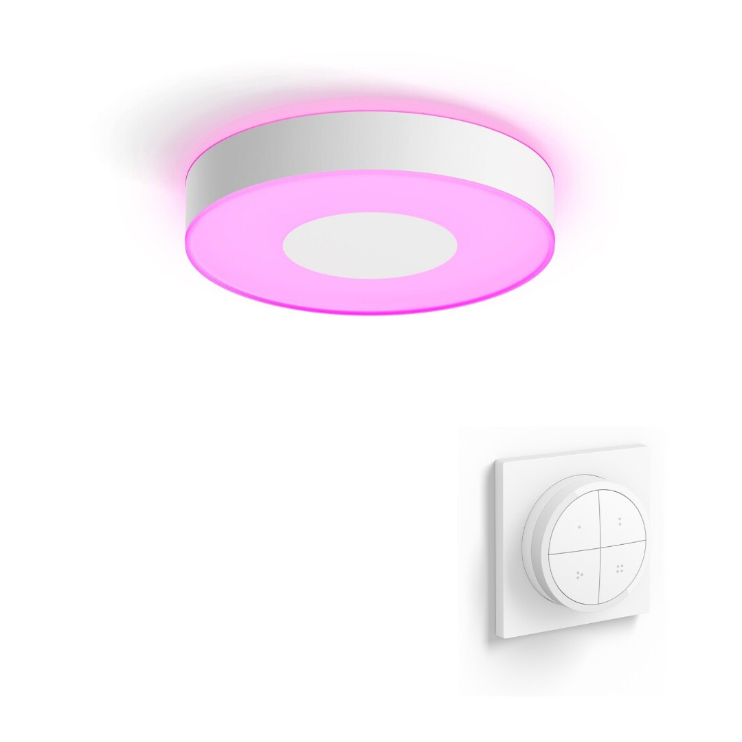 Philips Hue White &amp;amp; Col. Amb. Infuse Deckenleuchte L wei&szlig; 3.450 lm + Tap Dial