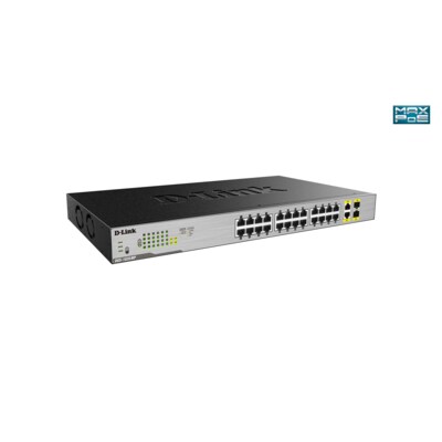 00 6  günstig Kaufen-D-Link DGS-1026MP 24 Port 100/1000Mbps Switch. D-Link DGS-1026MP 24 Port 100/1000Mbps Switch <![CDATA[• 24x GbE (1000Base-T) unmanaged • PoE unterstützt an 24 Ports, 370 W Budget • 2x SFP GB Anschlüsse • Internes Netzteil]]>. 