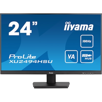 HD L  günstig Kaufen-iiyama ProLite XU2494HSU-B6 60,5cm (23,8") FHD VA Monitor HDMI/DP/USB 100Hz. iiyama ProLite XU2494HSU-B6 60,5cm (23,8") FHD VA Monitor HDMI/DP/USB 100Hz <![CDATA[• Energieeffizienzklasse: E • Größe: 60,5 cm (23,8 Zoll) 16:9, Auflösung: 1.92