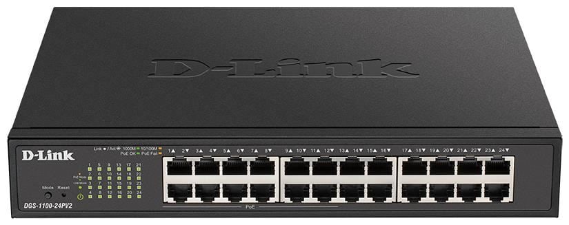 D-Link DGS-1100-24PV2/E 24 Port 10/100/1000Mbps Gigabit Switch