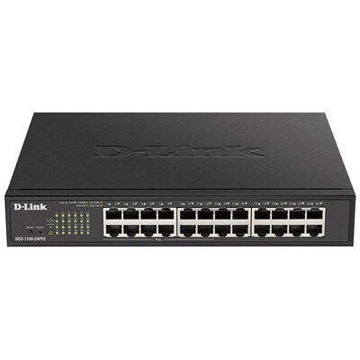 110 000 günstig Kaufen-D-Link DGS-1100-24PV2/E 24 Port 10/100/1000Mbps Gigabit Switch. D-Link DGS-1100-24PV2/E 24 Port 10/100/1000Mbps Gigabit Switch <![CDATA[• 24x GbE (1000Base-T) • PoE+ unterstützt an 12 Ports, 100 W Budget • Arbeitet geräuschlos - ohne Lüfter • I