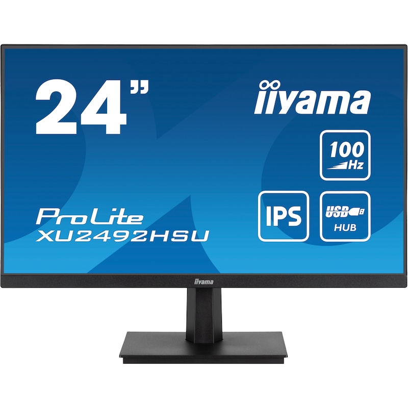 iiyama ProLite XU2492HSU-B6 60,5cm (23,8") FHD IPS Monitor HDMI/DP/USB 100Hz