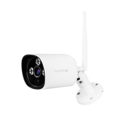 DO 66 günstig Kaufen-Hombli smarte outdoor Kamera weiß. Hombli smarte outdoor Kamera weiß <![CDATA[• WLAN IP Sicherheitskamera, FHD 1080p • Nachtsicht, Gegensprechfunktion, wasserdicht nach IP66 • 2-Wege Audio, Bewegungserkennung • arbeitet mit Alexa & Googl