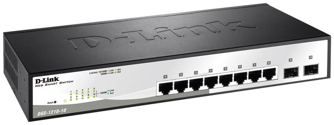 D-Link DGS-1210-10 Gigabit Smart Switch 10-Port