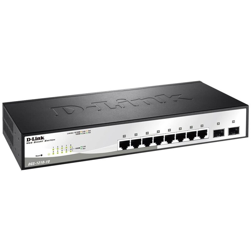 D-Link DGS-1210-10 Gigabit Smart Switch 10-Port