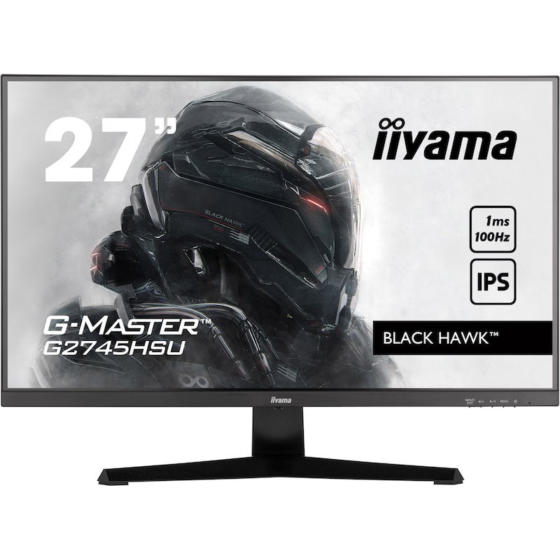 iiyama G-MASTER G2745HSU-B1 68.5cm (27") FHD IPS Gaming Monitor HDMI/DP/USB