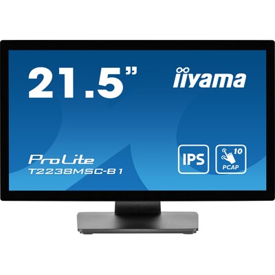 HD 2 günstig Kaufen-iiyama ProLite T2238MSC-B1 54,5cm (21,5") FHD IPS Multitouch-Monitor HDMI/DP/USB. iiyama ProLite T2238MSC-B1 54,5cm (21,5") FHD IPS Multitouch-Monitor HDMI/DP/USB <![CDATA[• Energieeffizienzklasse: D • Größe: 54,5 cm (21,5 Zoll) 16:9, Auflö