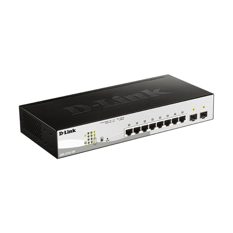 D-Link DGS-1210-10P/E 10-Port L2 PoE Smart Managed