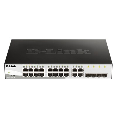 10 km günstig Kaufen-D-Link DGS-1210-16/E 16-Port Layer2 Smart Managed. D-Link DGS-1210-16/E 16-Port Layer2 Smart Managed <![CDATA[• 16x GbE (1000Base-T) • 4x SFP • Managed, VLAN-fähig, Rackmountfähig • Internes Netzteil]]>. 