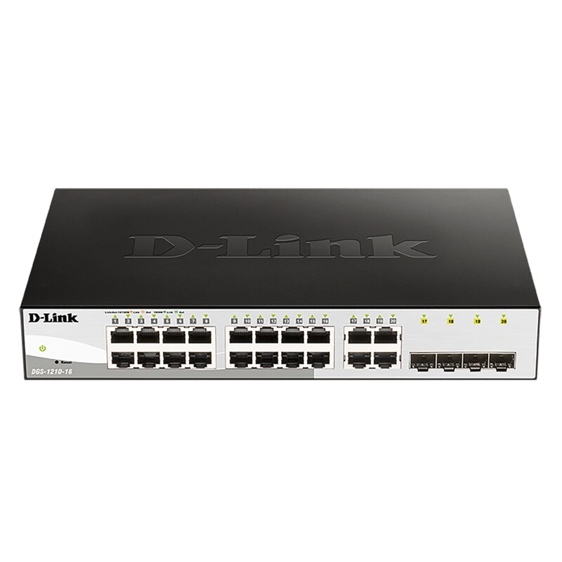 D-Link DGS-1210-16/E 16-Port Layer2 Smart Managed