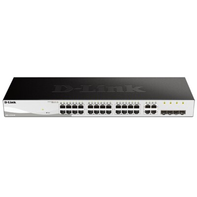 1000 S günstig Kaufen-D-Link DGS-1210-24/E 24-Port Layer2 Smart Managed. D-Link DGS-1210-24/E 24-Port Layer2 Smart Managed <![CDATA[• 24x GbE (1000Base-T) • 4x SFP • Managed, VLAN-fähig, Rackmountfähig • Internes Netzteil]]>. 