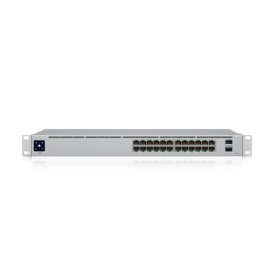 Gigabit LAN günstig Kaufen-Ubiquiti UniFi USW-24 Switch 24x GB-LAN, 2x SFP. Ubiquiti UniFi USW-24 Switch 24x GB-LAN, 2x SFP <![CDATA[• 24 x 10/100/1000, 2 x Gigabit SFP • an Rack montierbar (1HE) • Lüterlos]]>. 