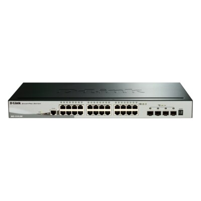 GI 51 günstig Kaufen-D-Link DGS-1510-28X/E 28-Port Smart Managed Gigabit. D-Link DGS-1510-28X/E 28-Port Smart Managed Gigabit <![CDATA[• 24x GbE (1000Base-T) • 4x SFP+ • Managed, VLAN-fähig, Rackmountfähig • Internes Netzteil]]>. 