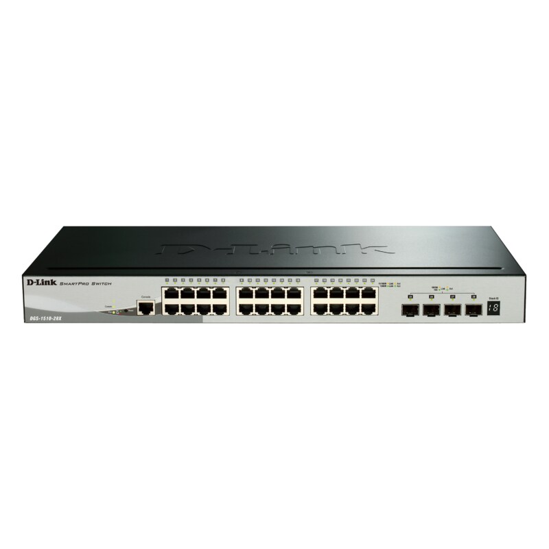 D-Link DGS-1510-28X/E 28-Port Smart Managed Gigabit