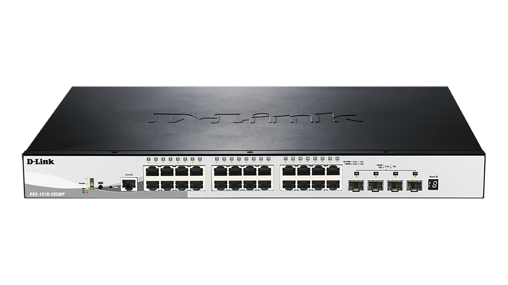 D-Link DGS-1510-28XMP/E 28-Port Managed PoE+ Gigabit