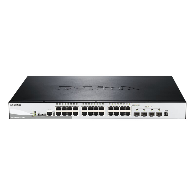 D-Link DGS-1510-28XMP/E 28-Port Managed PoE+ Gigabit