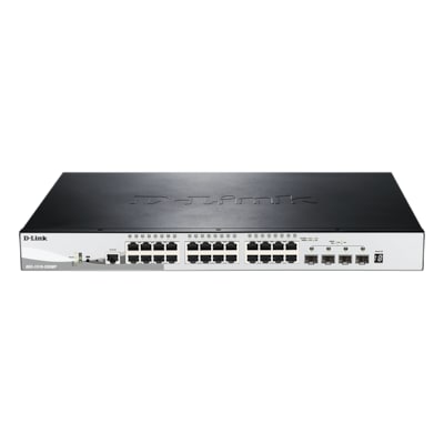Netzteil AC günstig Kaufen-D-Link DGS-1510-28XMP/E 28-Port Managed PoE+ Gigabit. D-Link DGS-1510-28XMP/E 28-Port Managed PoE+ Gigabit <![CDATA[• 24x GbE (1000Base-T) • 4x SFP+ • Managed, VLAN-fähig, Rackmountfähig • Internes Netzteil • 24x RJ-45 PoE+ (24x 30W), gesamt: 