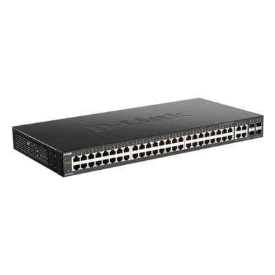 Inter Link günstig Kaufen-D-Link DGS-2000-52 Gigabit Managed Switch. D-Link DGS-2000-52 Gigabit Managed Switch <![CDATA[• Smart Managed Switch • 48x GbE (1000Base-T), 4x SFP • Managed, VLAN-fähig, Rackmountfähig • Lüfterlos, Internes Netzteil]]>. 