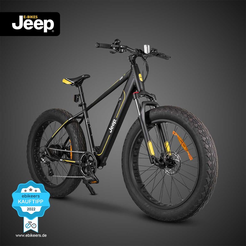 Jeep Mountain FAT E-Bike MHFR 7100 26" schwarz