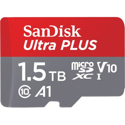 10 2022 günstig Kaufen-SanDisk Ultra 1,5 TB microSDXC Speicherkarte Kit (2022) bis 150 MB/s C10, U1, A1. SanDisk Ultra 1,5 TB microSDXC Speicherkarte Kit (2022) bis 150 MB/s C10, U1, A1 <![CDATA[• Speichertyp: SDXC (UHS-I) inklusive SD-Adapter • Speicherkapazität: 1,5 TB 