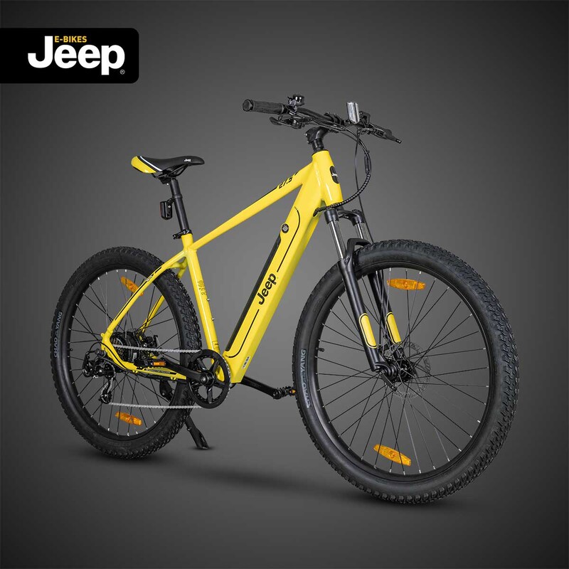 Jeep Mountain E-Bike MHR 7002 Größe L 27,5" gelb