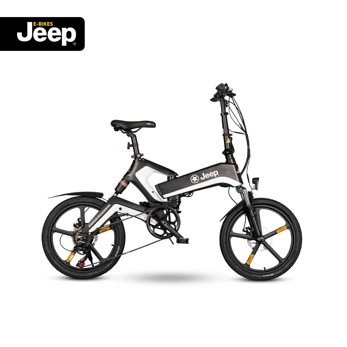 Jeep Fold E-Bike FFR 7050 20&quot; schwarz/wei&szlig;