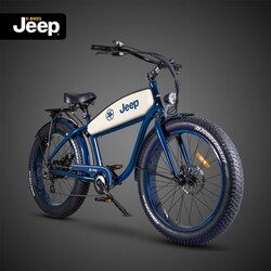 Jeep Cruise E-Bike CR 7005 26&quot; blau/creme